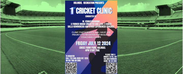 Cricket Clinic with M. Venkataramana